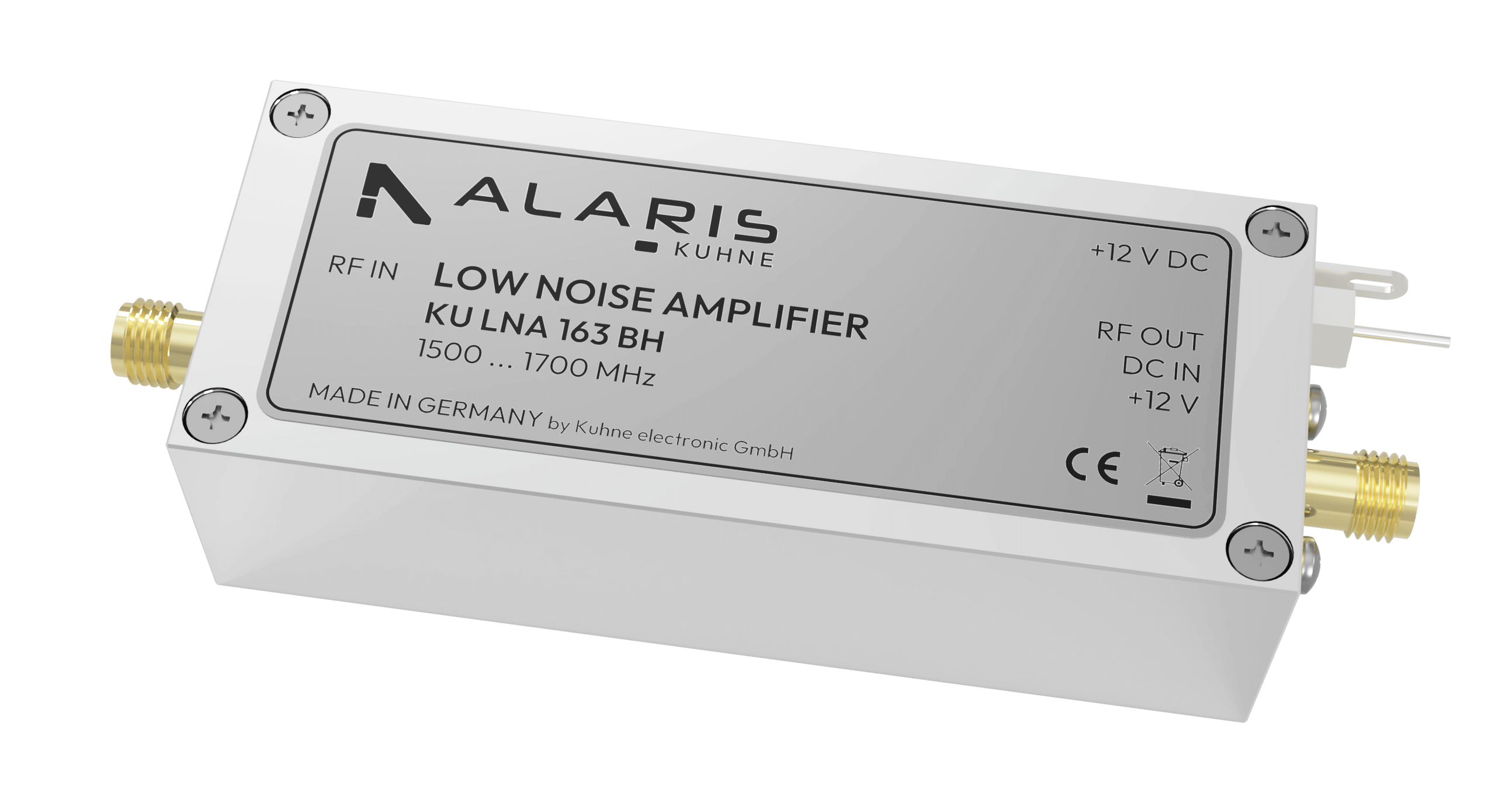 Super low noise preamplifier, 1500 ... 1700 MHz